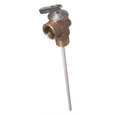 Cash Acme 3/4 in. Bronze NCLX-8 Temperature and Pressure Relief Valve 16372-0150